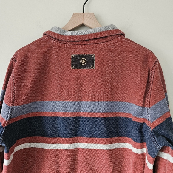 Fat Face Red Washed 100% Cotton Airlie Chest Stripe Sweatshirt - Picture 13 of 16